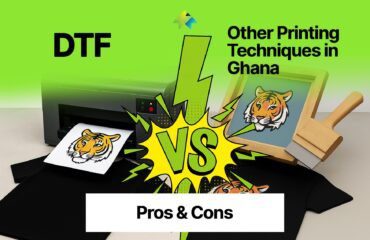 DTF printing on fabric in Ghana showing vibrant colors and detail